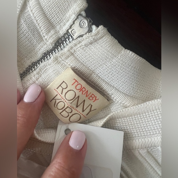 Torn by Ronny Kobo White Long Sleeve Dress - Picture 4 of 8